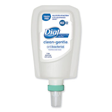 Dial® Professional Clean+gentle Antibacterial Foaming Hand Wash Refill For Fit Touch Free Dispenser, Fragrance Free, 1 L, 3-carton freeshipping - TVN Wholesale